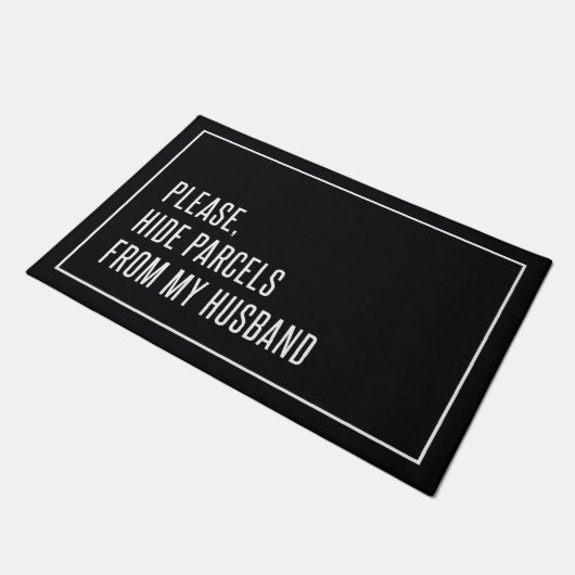 Paillasson S'Il Vous Plaît Masquer Les Parcelles De Mon Mari (Incliné)
