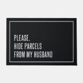 Paillasson S'Il Vous Plaît Masquer Les Parcelles De Mon Mari (Devant)