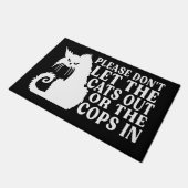 Paillasson S'il vous plaît ne laissez pas le chat dehors ou l (Incliné)