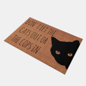 Paillasson S'il vous plaît ne laissez pas les chats dehors ou (Incliné)