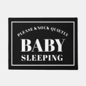 Paillasson S'Il Vous Plaît Toucher Tranquillement Bébé Citati (Devant)