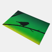 Paillasson Silhouette Du Bruant Sur Le Limonène (Incliné)