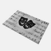 Paillasson Silver Art unit les masques de théâtre (Incliné)