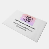 Paillasson simple et minimal ajouter votre logo/votre aquarel (Incliné)