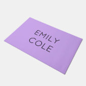 Paillasson Simple purple épuré minimaliste (Incliné)
