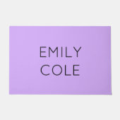 Paillasson Simple purple épuré minimaliste (Devant)