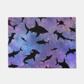 Paillasson Simple requin mâchoires baleine motif de galaxie o (Devant)