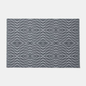 Paillasson Sine Wave Pulse Signal moderne Art Abstrait Design (Devant)