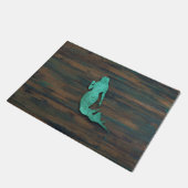 Paillasson Sirène rustique (Teal) (Incliné)