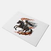Paillasson Skeleton Horseman Riding Flaming Horse (Incliné)