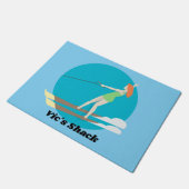 Paillasson Ski nautique de style vintage (Incliné)