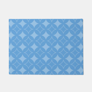 Paillasson Sky blue shippo pattern