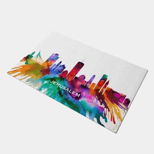 Paillasson Skyline de Jérusalem (Incliné)