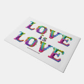 Paillasson SlipperyJoe amour est l'amour goutte à goutte de f (Incliné)