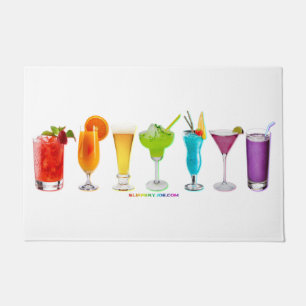 Paillasson SlipperyJoe's Cheers alcool cocktail orgueil neon 