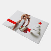 Paillasson SlipperyJoe's Christmas shopping livre blanc spira (Incliné)