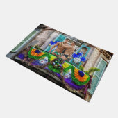 Paillasson SlipperyJoe's Mardi Gras masques perles décoration (Incliné)