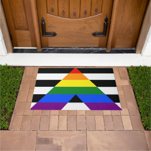Paillasson SlipperyJoe's Straight Ally Drapeau gay cadeaux LG