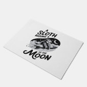 Paillasson Sloth Riding a Rocket to the Moon (Incliné)