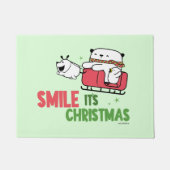 Paillasson Smile, it's Christmas |  (Devant)