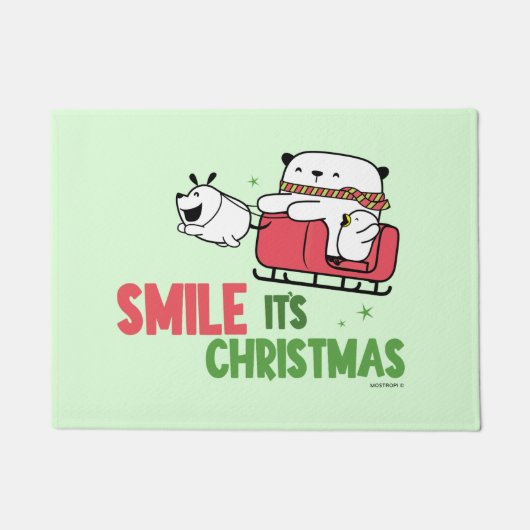 Paillasson Smile, it's Christmas | (Devant)