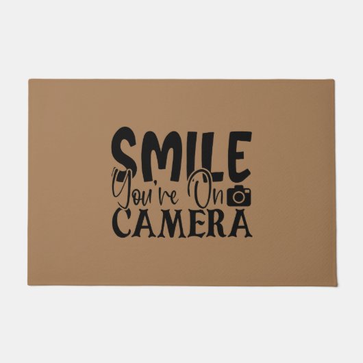 Paillasson Smile You're On Camera (Devant)