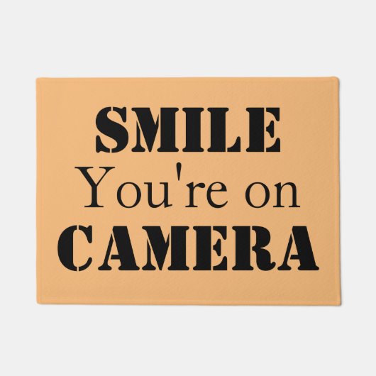 Paillasson Smile You're On Camera (Devant)