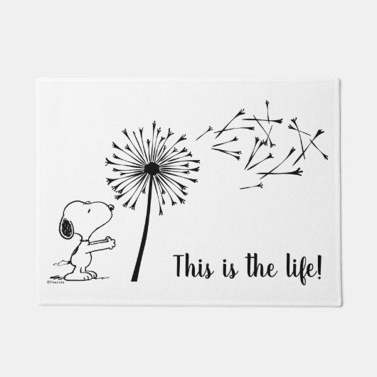 Paillasson Snoopy Avec Dandelion (Devant)