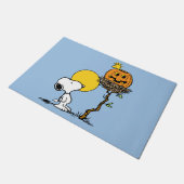 Paillasson Snoopy & Bois Nid Avec Jack O'Lantern (Incliné)