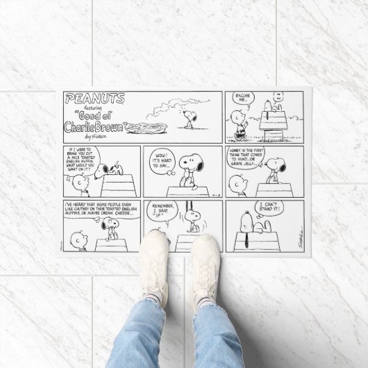 Paillasson Snoopy & Charlie Brown | Muffin anglais (Intérieur)