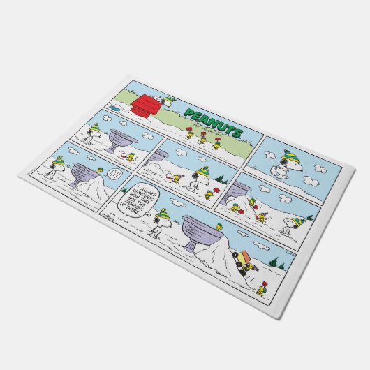 Paillasson Snoopy et l'équipage Zamboni (Incliné)