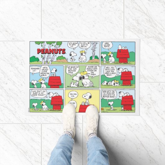 Paillasson Snoopy et ses frères Andy & Olaf (Intérieur)