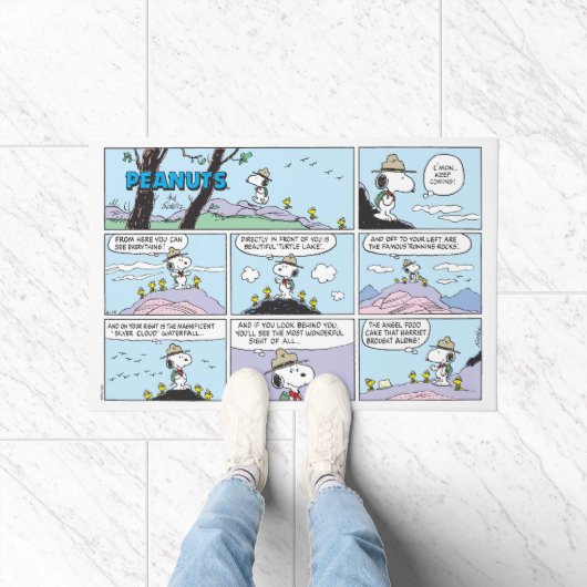 Paillasson Snoopy & Friends | Aller Randonnée (Intérieur)