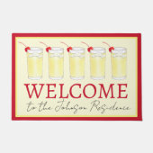 Paillasson Snowball Snow Ball British Christmas Cocktail (Devant)