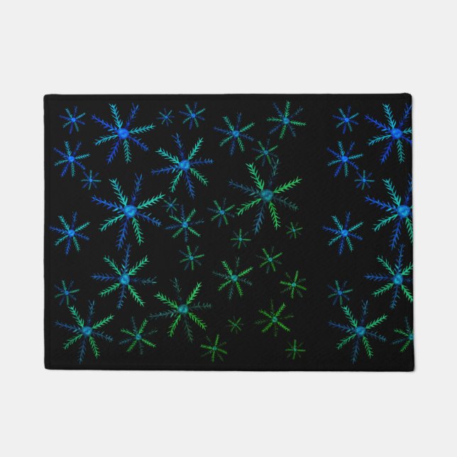 Paillasson Snowflakes Porte Mat (Devant)