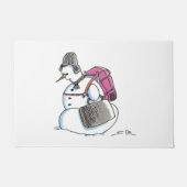 Paillasson Snowman sac à dos (Devant)