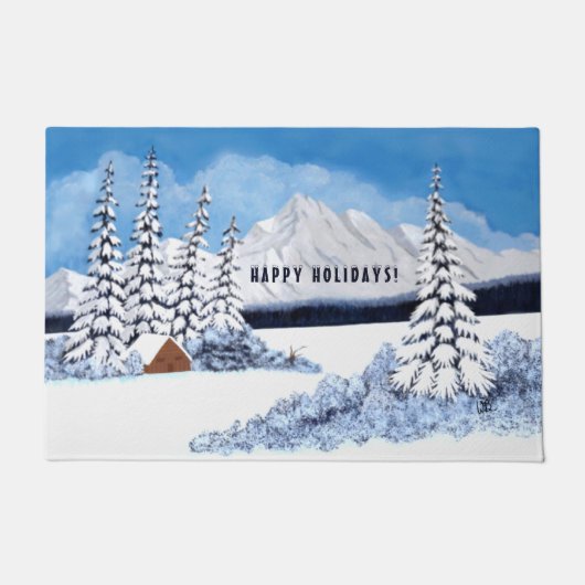 Paillasson Snowy Winter (Devant)