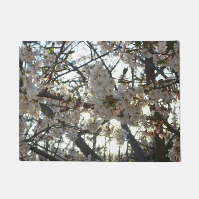 Paillasson Soirée Fleurs de cerisiers II Printemps coucher de (Devant)