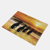 Paillasson Soirée Spectaculaire À La Plage (Incliné)