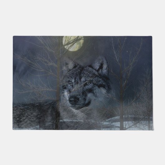 Paillasson Soirée Wolf Spirit Moon (Devant)