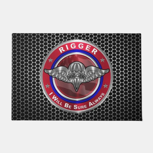 Paillasson Soldats aéroportés en parachute Extraordinaire   (Devant)