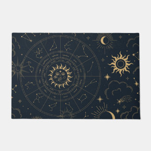 Paillasson Soleil céleste et Lune mystique