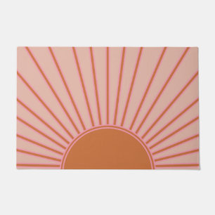Paillasson Soleil lever Terracotta Terre Tons Soleil