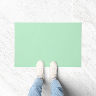 Paillasson Solid Soft Mint Green Door Mat