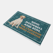 Paillasson Sonnerie De Porte Et Exécuter L'Exercice Labrador  (Incliné)