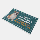 Paillasson Sonnez La Porte Et Exécutez L'Exercice Bulldog Nee (Incliné)