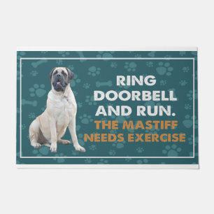 Paillasson Sonnez La Porte Et Exécutez L'Exercice Mastiff Nee