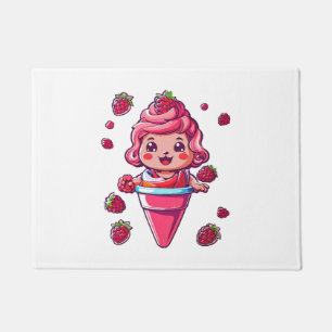 Paillasson Sorbet framboise Kawaii