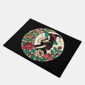 Paillasson Sorcière à fleurs (Incliné)