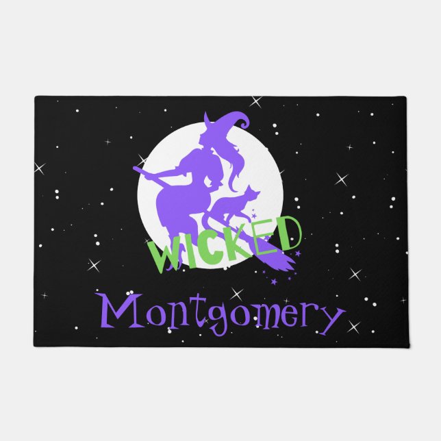 Paillasson Sorcière éffrayante (Devant)